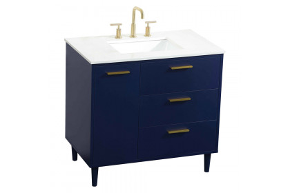Elegant™ VF47036MBL Bathroom Vanity - Blue