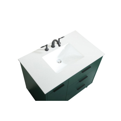 Elegant Bathroom Vanity - Green (VF47036MGN)