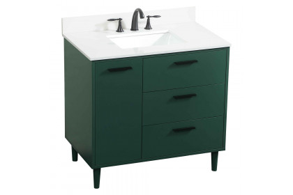 Elegant™ VF47036MGN-BS Bathroom Vanity - Green