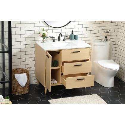 Elegant Bathroom Vanity - Maple (VF47036MMP)