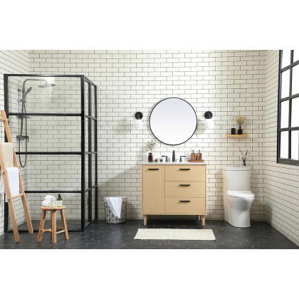Elegant Bathroom Vanity - Maple (VF47036MMP-BS)