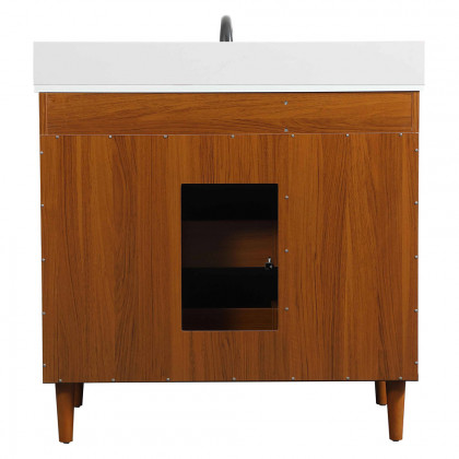 Elegant Bathroom Vanity - Teak (VF47036MTK-BS)