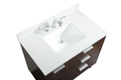 Elegant™ VF47036MWT-BS Bathroom Vanity - Walnut