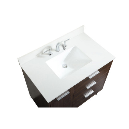 Elegant Bathroom Vanity - Walnut (VF47036MWT-BS)