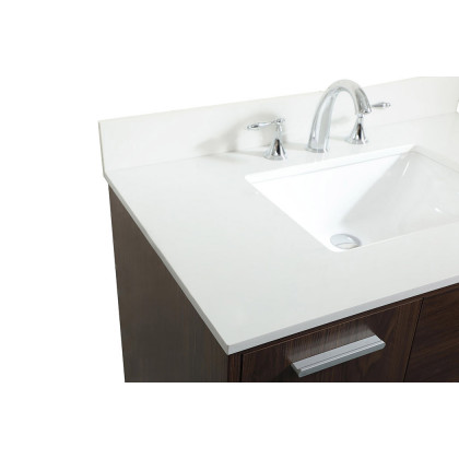Elegant Bathroom Vanity - Walnut (VF47036MWT-BS)