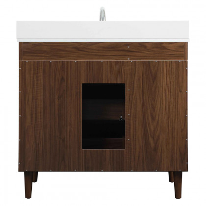 Elegant Bathroom Vanity - Walnut (VF47036MWT-BS)