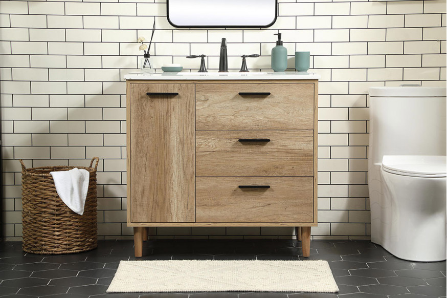 Elegant™ VF47036NT Bathroom Vanity - Natural Oak