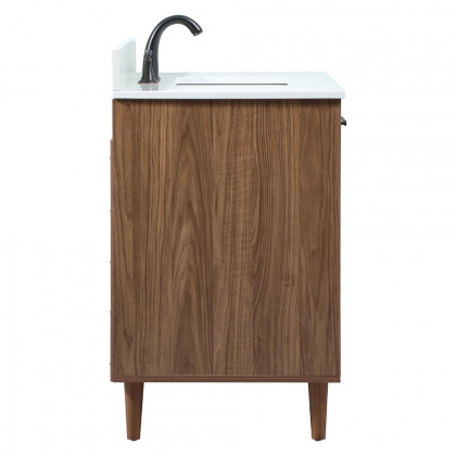Elegant Bathroom Vanity - Walnut Brown (VF47036WB-BS)