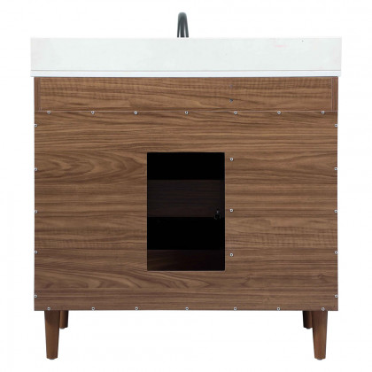 Elegant Bathroom Vanity - Walnut Brown (VF47036WB-BS)