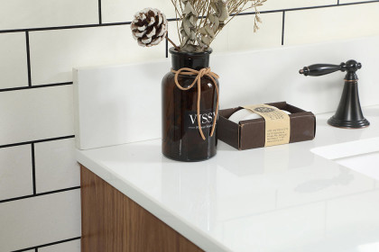 Elegant™ VF47036WB-BS Bathroom Vanity - Walnut Brown