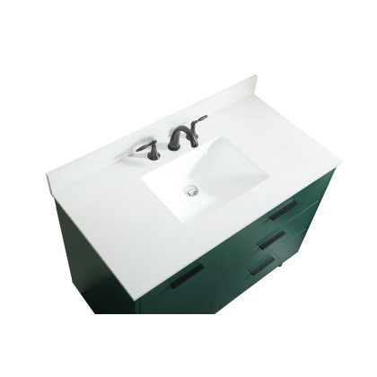 Elegant Bathroom Vanity - Green (VF47042MGN-BS)