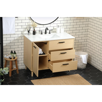 Elegant Bathroom Vanity - Maple (VF47042MMP)