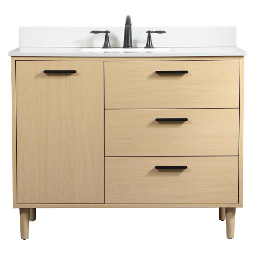 Elegant Bathroom Vanity - Maple (VF47042MMP-BS)