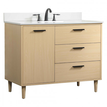 Elegant Bathroom Vanity - Maple (VF47042MMP-BS)