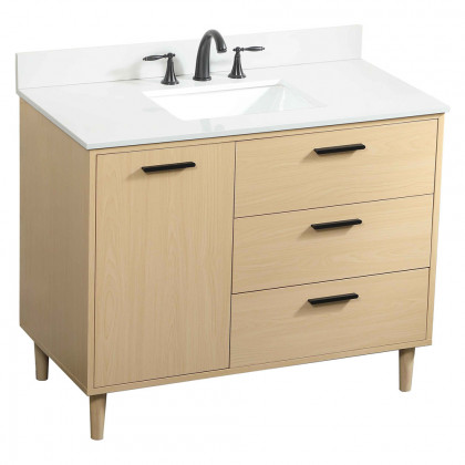 Elegant Bathroom Vanity - Maple (VF47042MMP-BS)