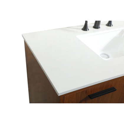 Elegant Bathroom Vanity - Teak (VF47042MTK)