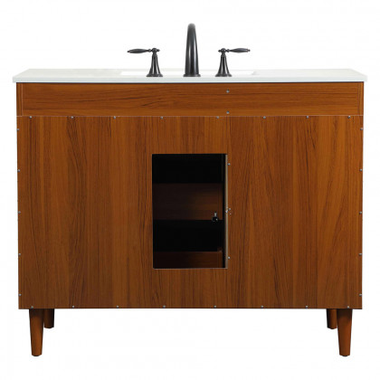 Elegant Bathroom Vanity - Teak (VF47042MTK)