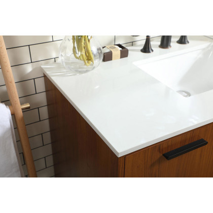 Elegant Bathroom Vanity - Teak (VF47042MTK)