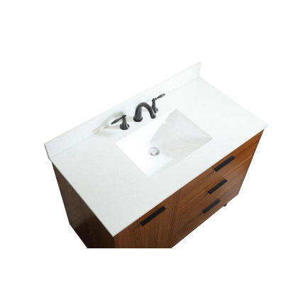 Elegant Bathroom Vanity - Teak (VF47042MTK-BS)