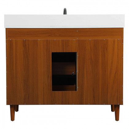 Elegant Bathroom Vanity - Teak (VF47042MTK-BS)