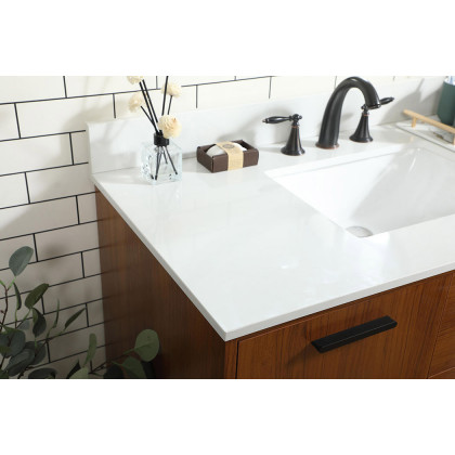 Elegant Bathroom Vanity - Teak (VF47042MTK-BS)