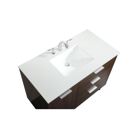 Elegant Bathroom Vanity - Walnut (VF47042MWT)