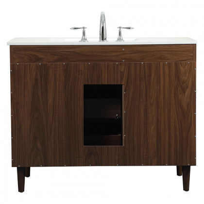 Elegant Bathroom Vanity - Walnut (VF47042MWT)