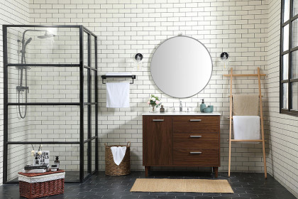 Elegant™ VF47042MWT Bathroom Vanity - Walnut