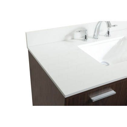 Elegant Bathroom Vanity - Walnut (VF47042MWT-BS)