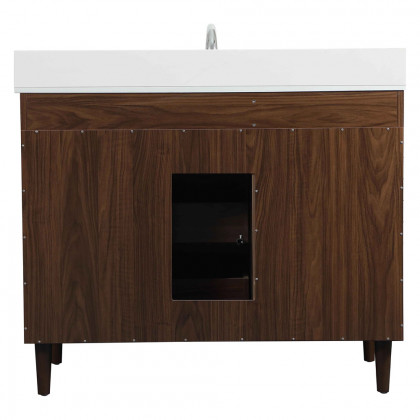 Elegant Bathroom Vanity - Walnut (VF47042MWT-BS)