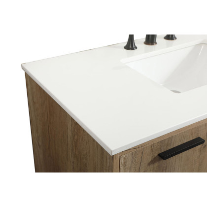 Elegant Bathroom Vanity - Natural Oak (VF47042NT)