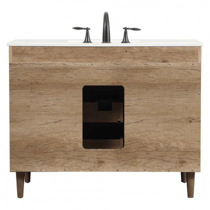 Elegant Bathroom Vanity - Natural Oak (VF47042NT)