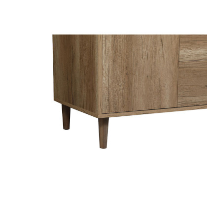 Elegant Bathroom Vanity - Natural Oak (VF47042NT-BS)