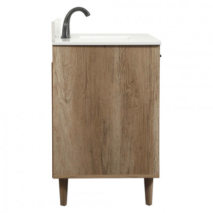 Elegant Bathroom Vanity - Natural Oak (VF47042NT-BS)