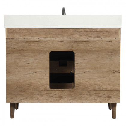 Elegant Bathroom Vanity - Natural Oak (VF47042NT-BS)