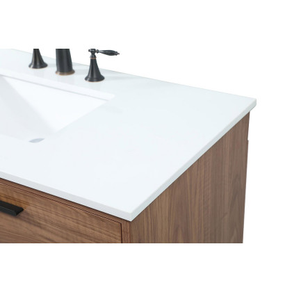 Elegant Bathroom Vanity - Walnut Brown (VF47042WB)