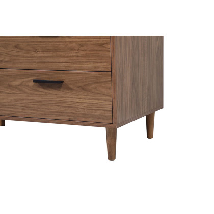 Elegant Bathroom Vanity - Walnut Brown (VF47042WB)