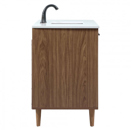 Elegant Bathroom Vanity - Walnut Brown (VF47042WB)