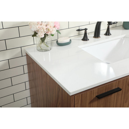 Elegant Bathroom Vanity - Walnut Brown (VF47042WB)