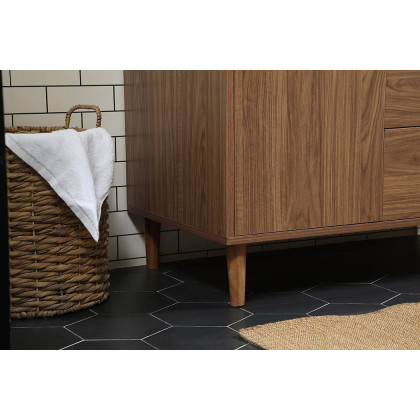 Elegant Bathroom Vanity - Walnut Brown (VF47042WB)