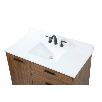 Elegant Bathroom Vanity - Walnut Brown (VF47042WB-BS)