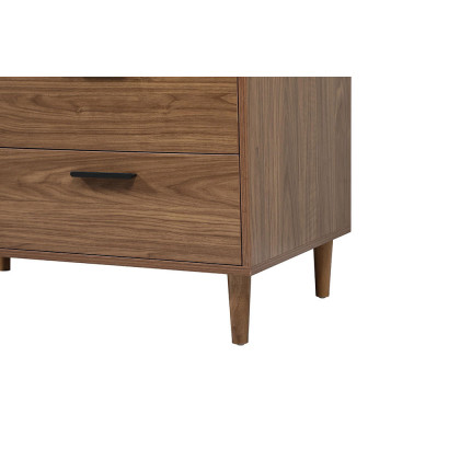 Elegant Bathroom Vanity - Walnut Brown (VF47042WB-BS)
