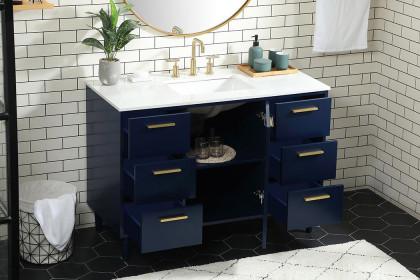 Elegant™ VF47048MBL Bathroom Vanity - Blue
