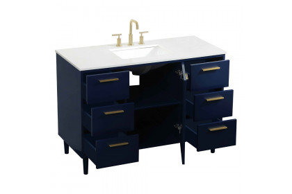 Elegant™ VF47048MBL Bathroom Vanity - Blue