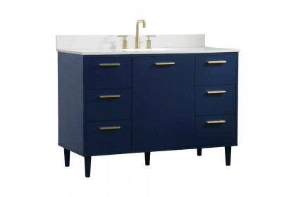 Elegant™ VF47048MBL-BS Bathroom Vanity - Blue