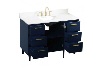 Elegant™ VF47048MBL-BS Bathroom Vanity - Blue