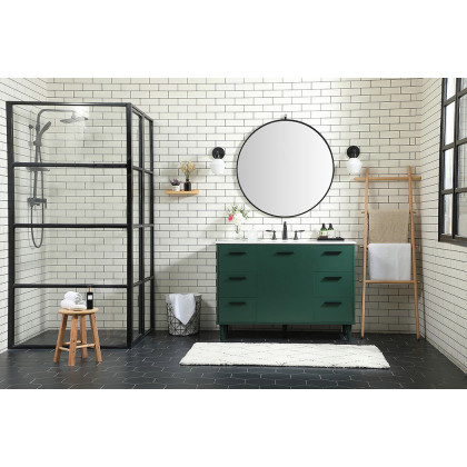 Elegant Bathroom Vanity - Green (VF47048MGN)