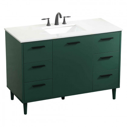 Elegant Bathroom Vanity - Green (VF47048MGN)