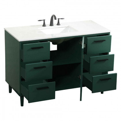 Elegant Bathroom Vanity - Green (VF47048MGN)