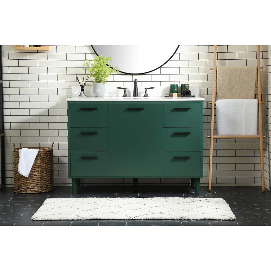 Elegant Bathroom Vanity - Green (VF47048MGN-BS)